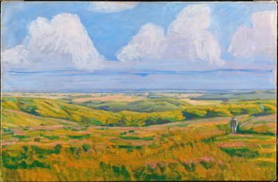 Korsdalen'den görünüm. Çekiç Tepeleri by Niels Larsen Stevns