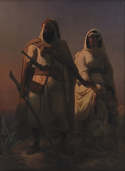 Çölde Bir Arap Ailesi by Niels Simonsen