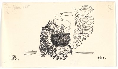 şişman kedi by Niels Skovgaard