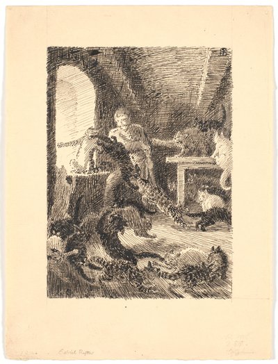 Binici Gabriel ve Cadılar by Niels Skovgaard