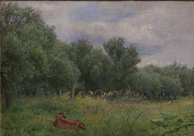 Nysø tarafından bir çayır üzerinde oklar by Niels Skovgaard