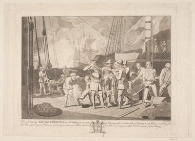 Fehmarn deniz savaşında IV. Christian, 1644 by Niels Truslew