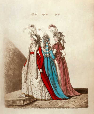 Öğleden sonra elbiseleri, 1795 by Niklaus von Heideloff
