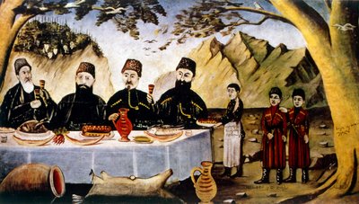 Dört Prensin Bayramı by Niko Pirosmani