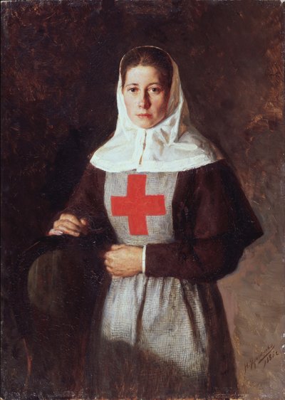 Bir hemşire, 1886 by Nikolai Aleksandrovich Yaroshenko