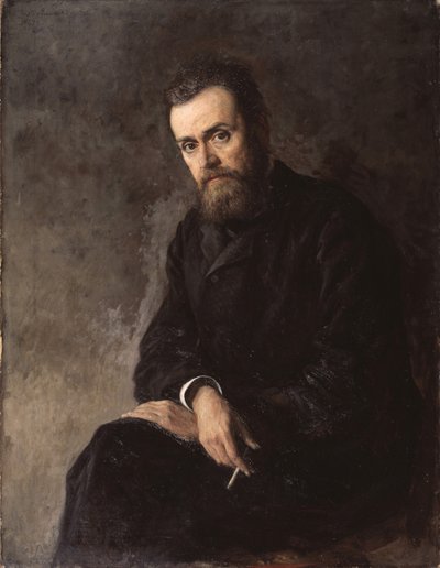 Yazarın portresi Gleb Uspensky 1843-1902, 1884 by Nikolai Aleksandrovich Yaroshenko