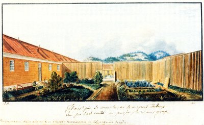 Peter hapishanesindeki avlu, 1832 by Nikolai Alexandrovich Bestuzhev