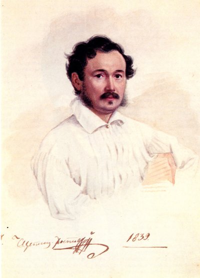 Decembrist Dükü Dmitry Shchepin-Rostovsky'nin Portresi 1798-1858, 1839 by Nikolai Alexandrovich Bestuzhev