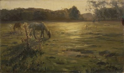 Çayırdaki atlar by Nikolai Alexandrovich Klodt