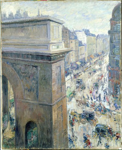 Porte Saint-Martin, c. 1902. by Nikolai Alexandrovich Tarkhov
