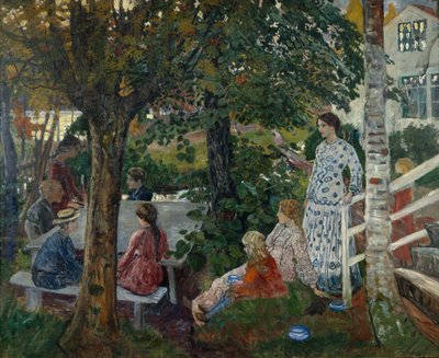 Bahçede Doğum Günü by Nikolai Astrup