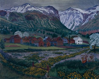 Düğün Gecesi (tuval üzerine yağlı boya) by Nikolai Astrup