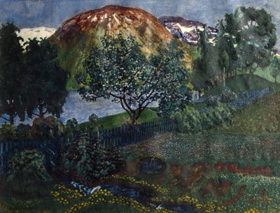 bahçede haziran gecesi by Nikolai Astrup