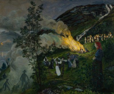 yaz ortası ateşi by Nikolai Astrup