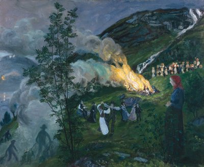 yaz ortası ateşi by Nikolai Astrup