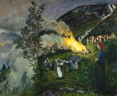 yaz ortası ateşi by Nikolai Astrup