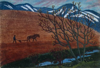 pulluk gece by Nikolai Astrup