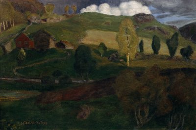 Bahar akşamı by Nikolai Astrup