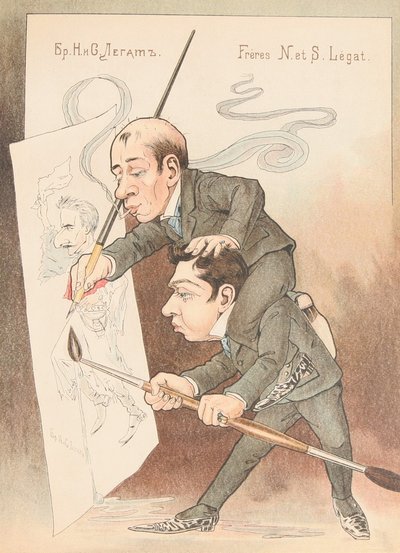 Kendini Karikatürden: Karikatürlerde Rus Balesi, 1902-1905 by Nikolai Gustavovich Legat