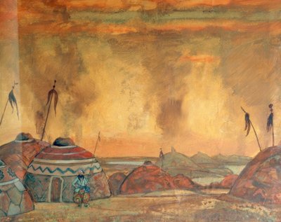 Borodin, Prens İgor / Sahne v. Roerich by Nikolai Konstantinowitsch Roerich