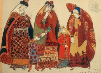 Borodin, Prens İgor / Figürinler Roerich by Nikolai Konstantinowitsch Roerich