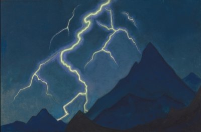 Cennetin Çağrısı. Yıldırım, 1935-1936 by Nikolai Konstantinowitsch Roerich