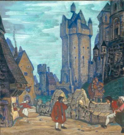 kalenin önünde by Nikolai Konstantinowitsch Roerich