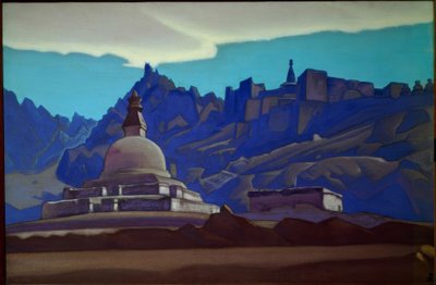 Grabbauten. Ladakh by Nikolai Konstantinowitsch Roerich