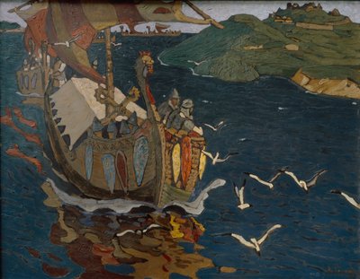 Yurtdışı Misafirler, 1902 by Nikolai Konstantinowitsch Roerich