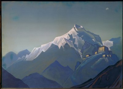 Tibet. bir manastır by Nikolai Konstantinowitsch Roerich