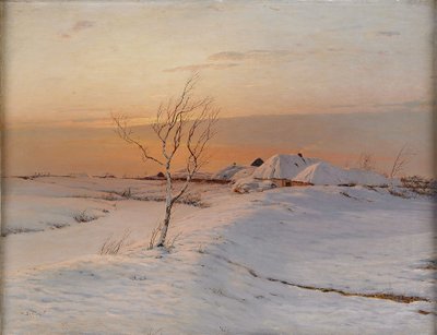 Kış Akşamı, 1895 by Nikolai Nikanorovich Dubovskoy
