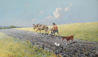Tarlayı Sürmek, 1899 by Nikolai Nikolayevich Karasin