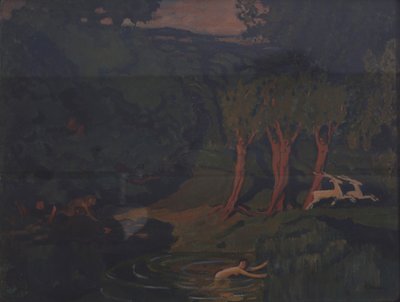 Pan ve Su Perisi Syrinx by Nikolai Pavlovich Ulyanov