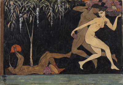Bacchanal Sahnesi, 1914 by Nikolai Petrovich Feofilaktov