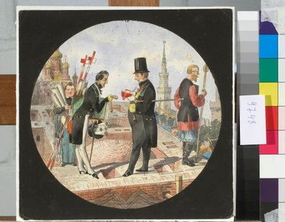 Baron Lev von Bode ve mimar Nikolay Chichagov, Moskova