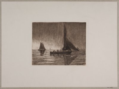 denizde yağmur by Nils Severin Lynge Hansteen