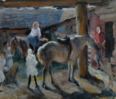 Domotkanovo, 1903 by Nina Yakovlevna Simonovich Yefimova