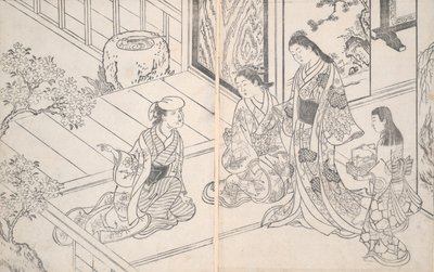Yerli Bir Sahne by Nishikawa Sukenobu