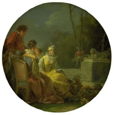 Parktaki Figürler by Noel Halle