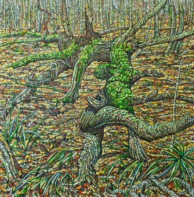 Herbst Tors, 2023 (tuval üzerine yağlıboya) by Noel Paine