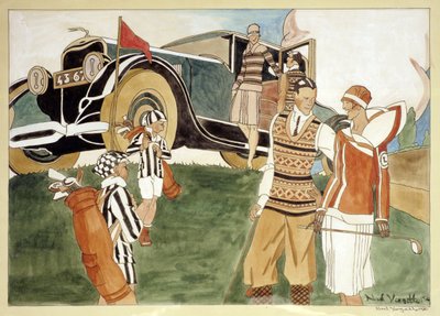 Moda ve Otomobil, 1920 by Noel Vargetta