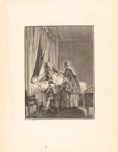 aşkın aşılanması by Noël Le Mire after Jean Michel Moreau