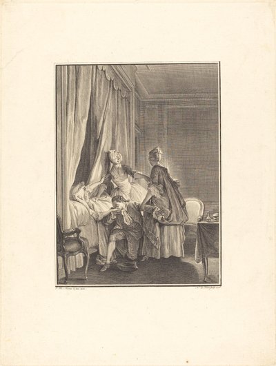aşkın aşılanması by Noël Le Mire after Jean Michel Moreau