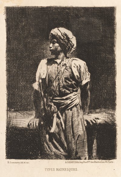 Mağribi Türleri, 1875. by Norbert Goeneutte