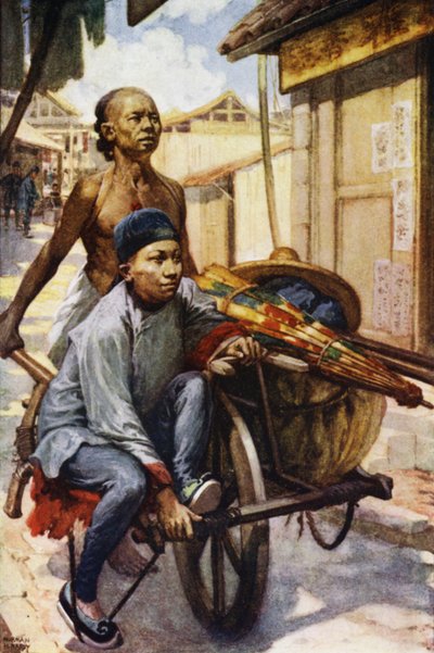 Çin: Bir el arabası (renkli taş) by Norman Hardy