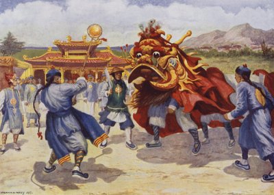 Tientsin yakınlarında ölüm töreni by Norman Hardy