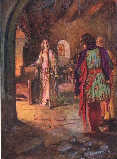 Geraint hiç bu kadar güzel ve tatlı bir hanım görmemişti, May Byron
