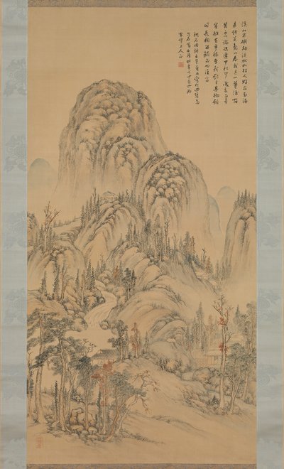 Bir Sonbahar Gününde Bir Arkadaşla Buluşma, 1822. by Noro Kaiseki