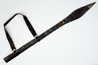 Kın (deri, kumaş, pirinç ve demir) by North African School