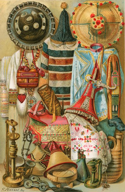 Hamit kültürü: Kuzey Afrika sanat eseri by North American